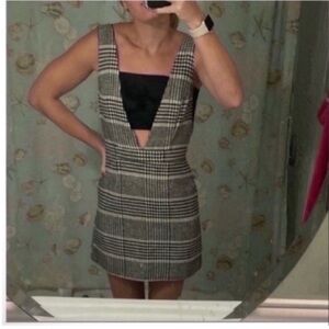 Plaid mini dress